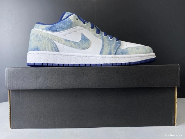 Rep Air 1 Jordan Washed CZ8455-100 Denim Low 0715